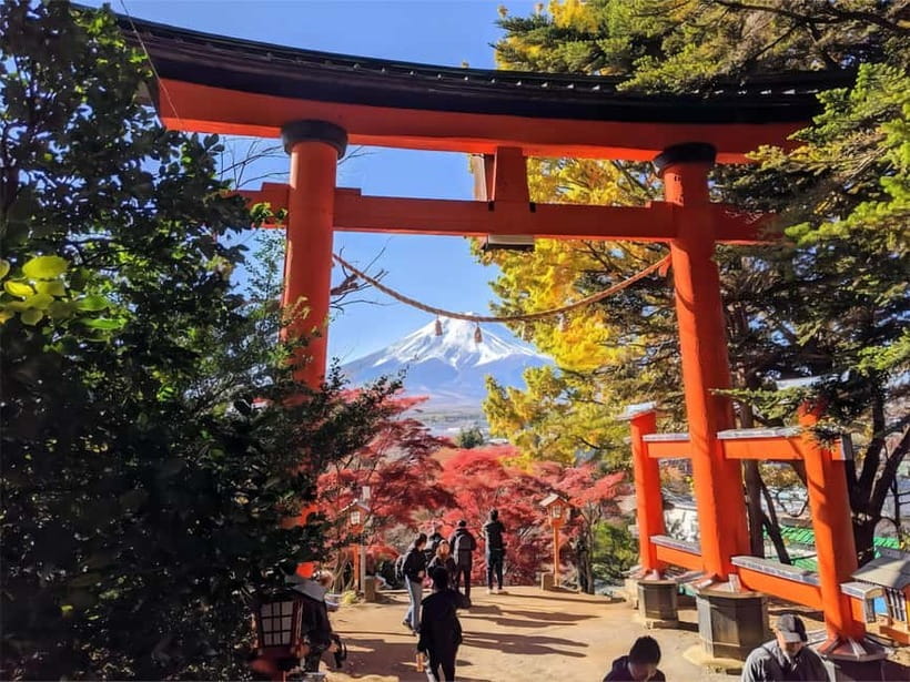 From Tokyo: Mt Fuji, Arakurayama and Kawaguchi Lake Day Trip - Arakurayama Sengen Park and the 397 steps
