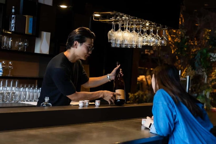 Ginza, Tokyo: Sake Experience with traditional vessels - The three-pour tasting, explained simply