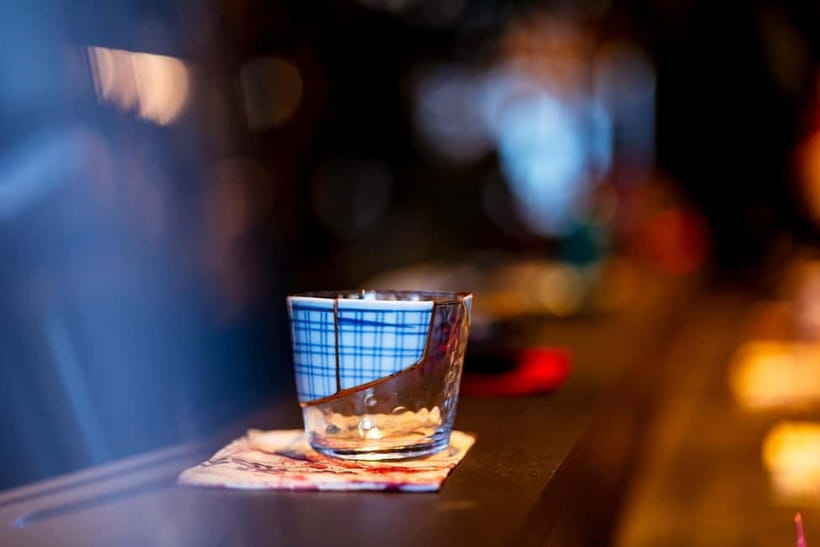 Ginza, Tokyo: Sake Experience with traditional vessels - What happens when you arrive in Ginza