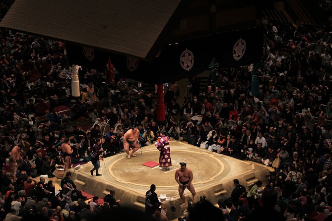 Grand Sumo Tournament Tour w/an English Guide ,Tokyo January 2026 - The gyoji, yobidashi, and meaning in the clothing