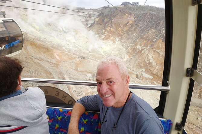 Hakone Full Day Tour with Guide and Vehicle - The ropeway across Hakone’s volcanic country