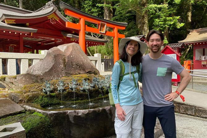 Hakone Private Custom Tour: Mt. Fuji View, Nature & Shrine - Lake Ashi, from quiet shore to open water