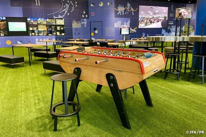 Japan Football Association museum tour at 「blue-ing!」 - The goods shop and the wider visit