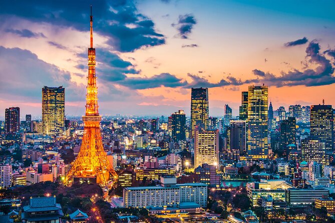 Japan Tokyo Tower Observatory Deck E-Ticket - Choosing between day, dusk, and night