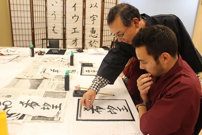 Japanese Calligraphy Experience - Writing Your Name in Japanese Characters