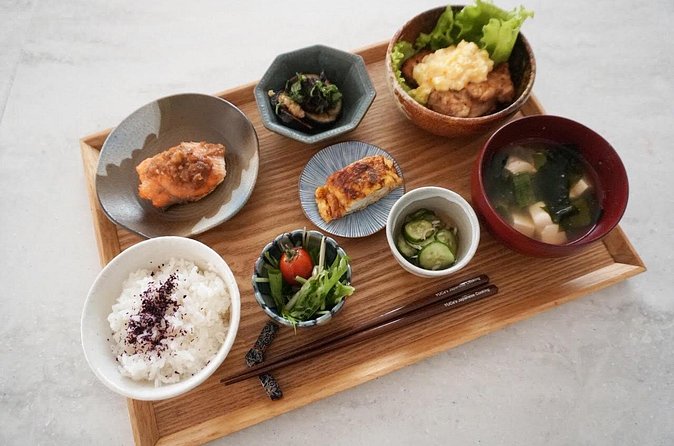 Japanese Home Cooking Class with Local Supermarket Visit - Eating lunch after the cooking