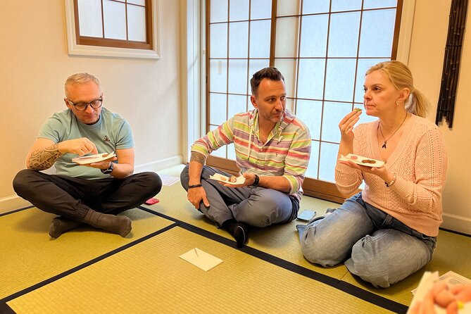Japanese Sweets Making & Tea Ceremony in Yokohama, suburban Tokyo - Shaping seasonal wagashi by hand