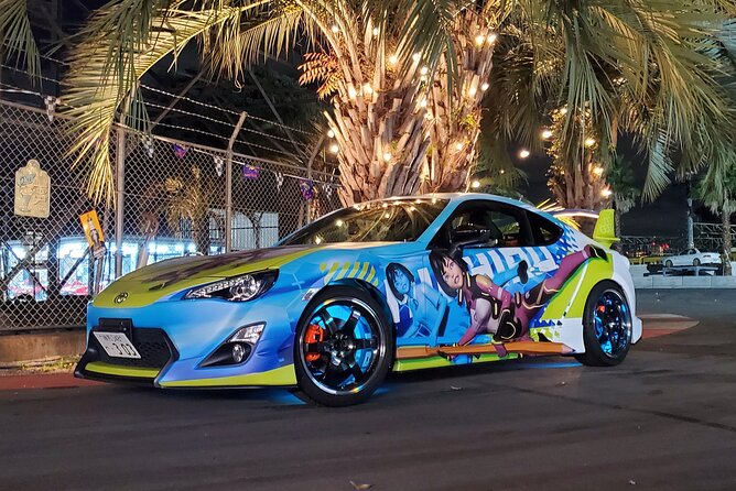 JDM Itasha trip to famous car meet up spot Daikoku Parking - Crossing Rainbow Bridge toward Odaiba