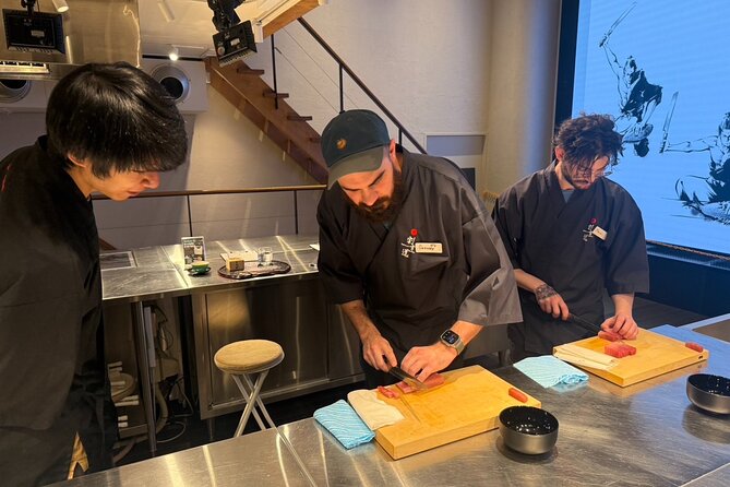 Kaisendon and Sashimi Cutting Workshop - The flour dumpling practice is more useful than it sounds