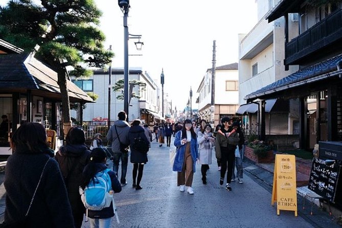 Kamakura Private Custom Tour - Komachidori for snacks, shops, and seafood