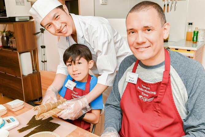 Kid-Friendly Sushi Making Class in Tokyo (English-Led) - Four sushi styles, not just one quick demonstration