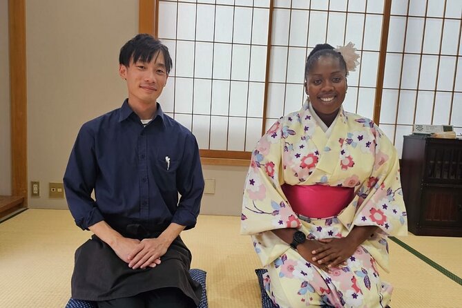 Kimono and Tea Ceremony in Asakusa Private Food Tour With Guide