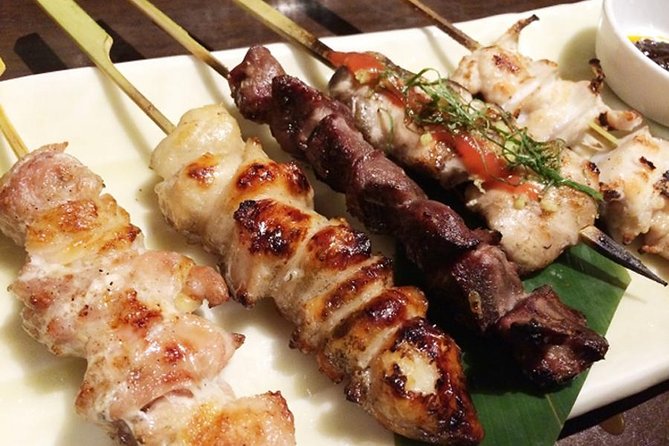 Low-cost local pub & bar crawling - Stop three: skewers at Maruyoshi