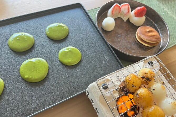 Mochi Matcha Gluten Free Japanese Sweets Class near Shibuya area
