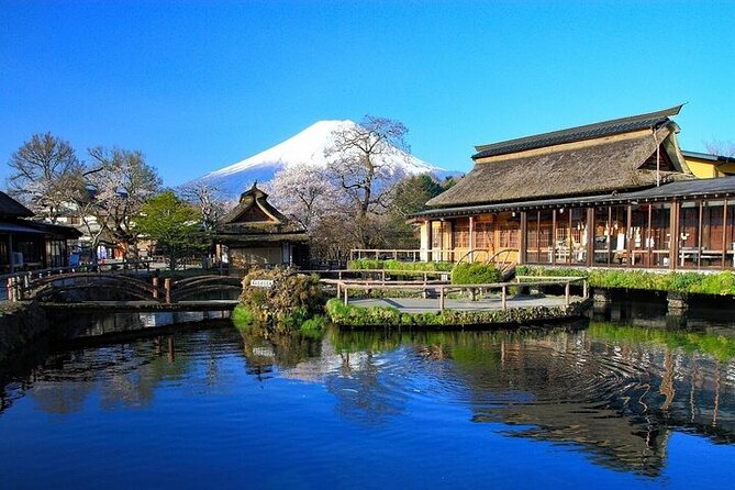 Mount Fuji 5th Station, Arakurayama, Oshino Hakkai and Hot Spring - Gotemba outlets or a Fuji-view hot spring