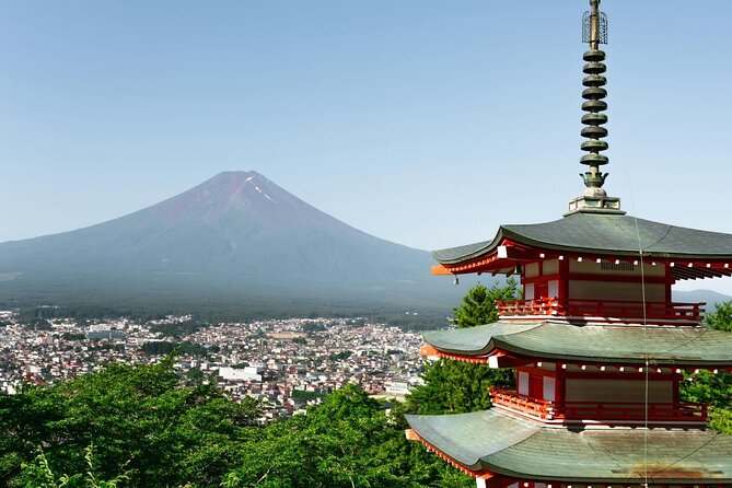 Mount Fuji Private Tour With English Speaking Driver - Chureito Pagoda and the classic Fuji photograph