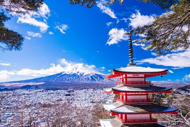 Mt. Fuji Tours to Lake Kawaguchi and Yamanaka Onsen English Guide - Lake Kawaguchi gives you the first big Fuji view