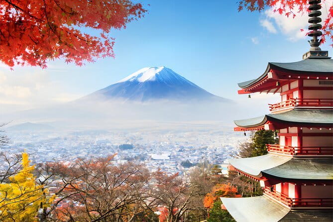 Mt. Fuji Tours to Lake Kawaguchi and Yamanaka Onsen English Guide - Arakurayama Sengen Park delivers the classic postcard view