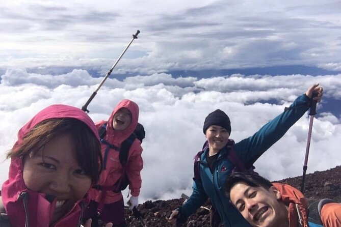 Mt.Fuji Trekking 1 Day Tour up to the summit - Snacks, water, poles, and practical support