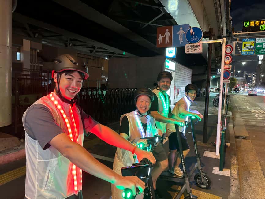 Night E-Scooter Ride to Tokyo Tower - No License Needed - Key points to know before booking