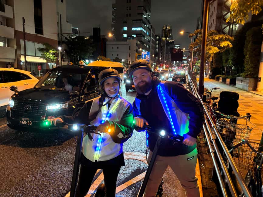 Night E-Scooter Ride to Tokyo Tower - No License Needed - Weather, timing, and cancellation details