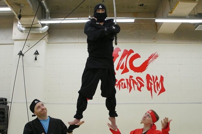 Ninja Wire Action Experience - Sword choreography gives the session a story