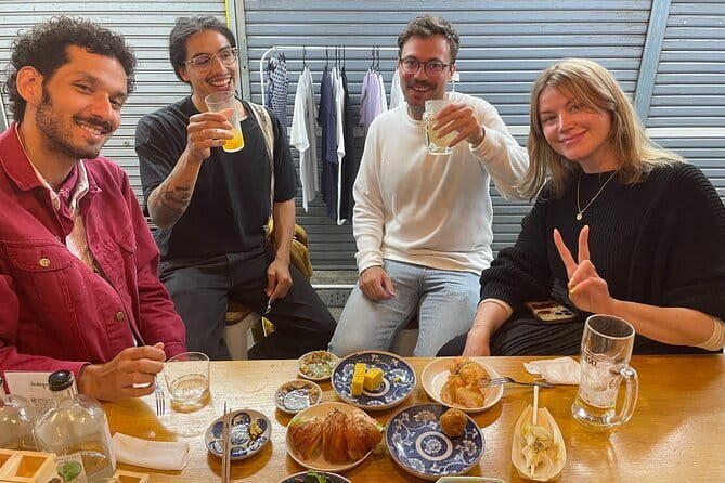 Onsen Spa in Tokyo and Asakusa Bar Hopping with Local Guide - Walking through Asakusa after the meal