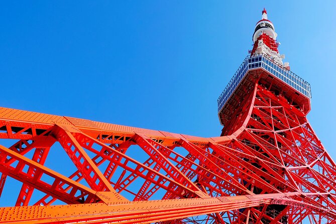 Private Full-day Tokyo Walking Subway Tour by Japan Gray Line - Tokyo Tower adds a clear view over the city