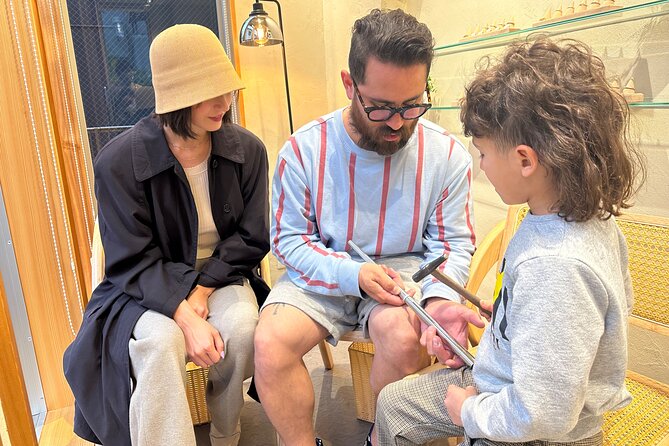 Private Handmade Ring Workshop Activity in Tokyo Shibuya - The hands-on work: hammering your own pattern