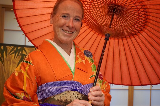 Private Kimono and tea ceremony at local home near Tokyo Disney - Key points at a glance