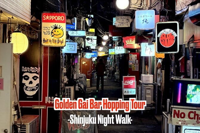 [Private]Shinjuku Golden Gai Bar Hopping w/ Japanese Local Guide - Key points to know before booking