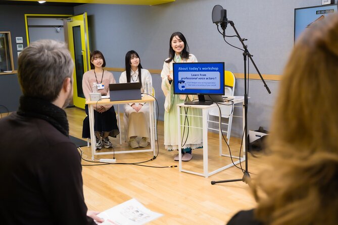 Professional Japanese Anime Voice Acting Workshop in Tokyo - Recording in a Real Studio