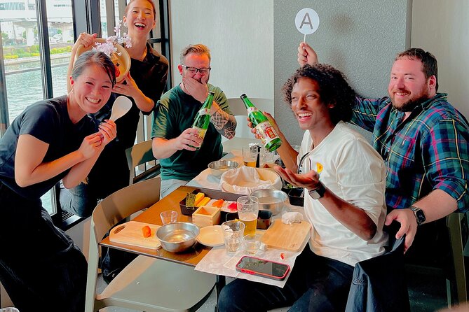 Ramen and Sushi Cooking Class with Sake Pairing Set in Tokyo - Key points at a glance