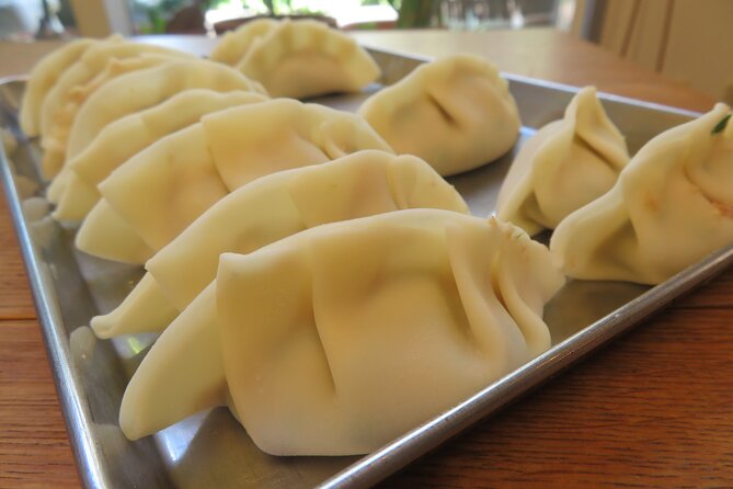 Ramen Making from Scratch with Tokyo Mom(Vegan Option Available) - Folding gyoza and turning the work into lunch