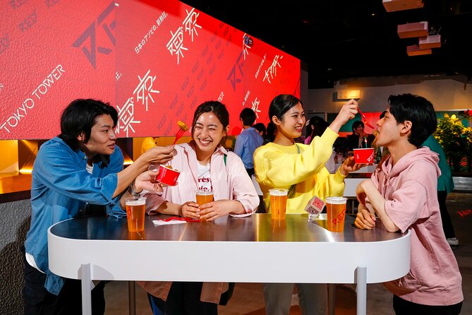 Red Tokyo Tower Night Ticket - AR sports turn simple games into group contests