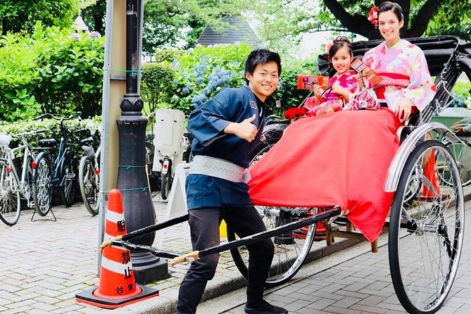 Ride a rickshaw wearing a kimono in Asakusa! Enjoy authentic traditional culture! - Exploring Kaminarimon and Sensoji Until 6pm