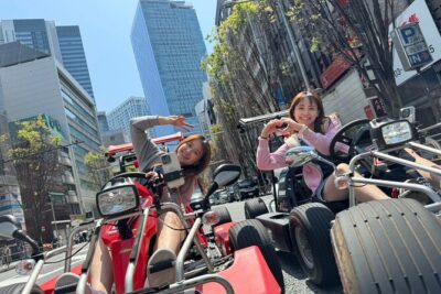 Ride Through The Streets Of Shibuya and Sinjuku By Go Kart - Moving toward Shinjuku and the city after dark