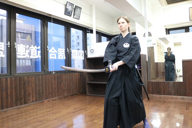 Samurai experience: art and soul of the sword - The optional real-sword tatami cutting