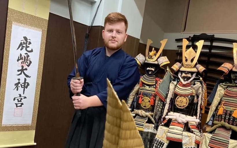 Samurai sword cutting experience - Your two cuts through rolled tatami