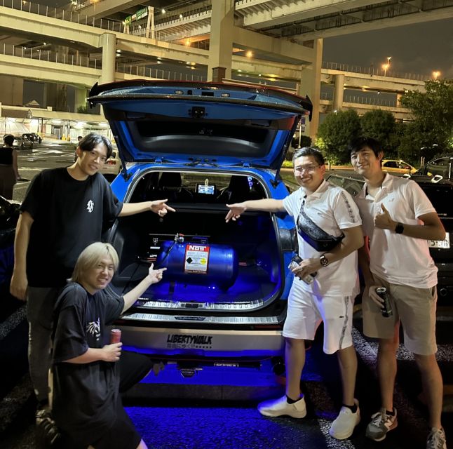 Secret Car Meet: R34 Skyline Car Club Membership - Additional stops and the Tokyo Tower view