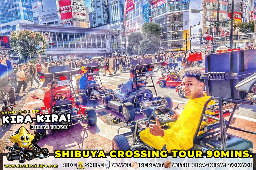 Shibuya Crossing x Tokyo Tower and more! Go-Kart Tour - Shibuya Crossing is the grand finale