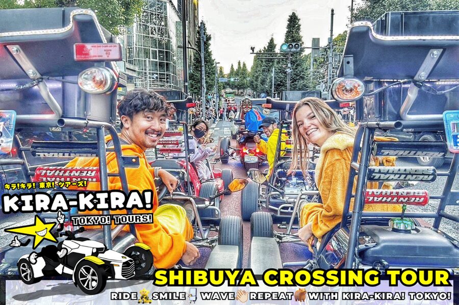 Shibuya Crossing x Tokyo Tower and more! Go-Kart Tour - Safety is taken seriously, but you are still driving