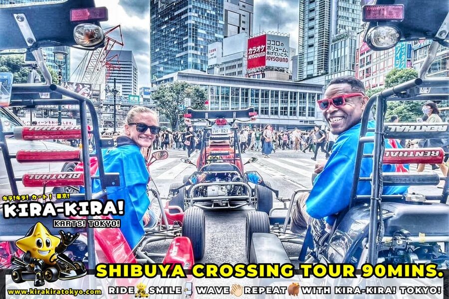 Shibuya Crossing x Tokyo Tower and more! Go-Kart Tour - Who will enjoy this most