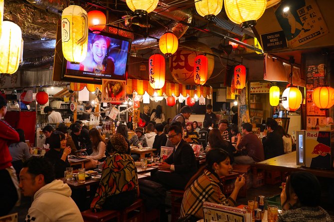 Shibuya Meltdown Nightlife Tour: All-You-Can-Drink Bar Hopping - How much food and drink is included