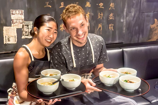 Shibuya: Ramen Dojo Tokyo | Make All 3 (Tonkotsu/Shoyu/Miso) - Three ramen bowls make this more than a cooking demonstration