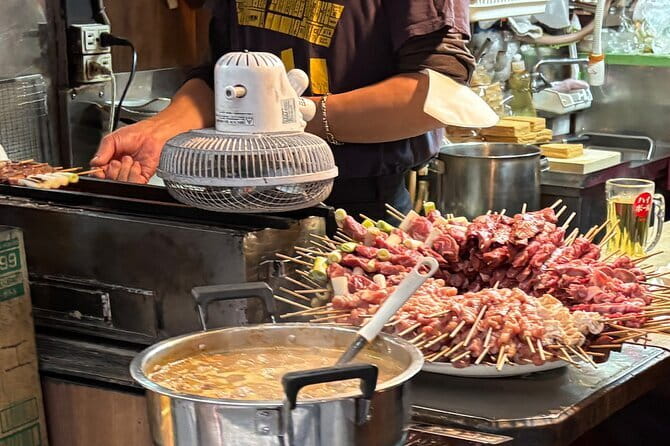 Shinjuku: Food Tour – 15 Dishes & 3 Drinks at 4 Eateries - Golden Gai: tiny bars and a social finish