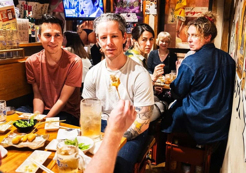 Shinjuku: Food Tour - 15 Dishes at 4 local eateries - What you may eat and drink