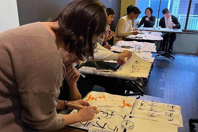 Small Group Japanese Calligraphy Workshop Experience - Learning the brush before the words