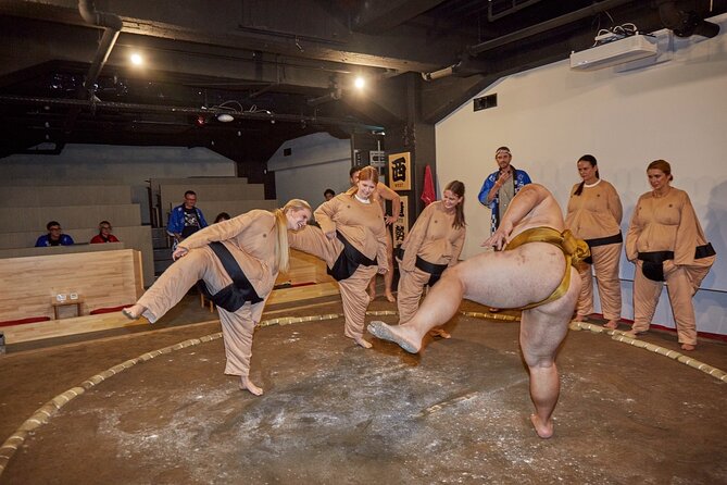 【SUMO FESTIVAL】Tokyo Ginza: Sumo Show & Photo Experience - The sumo demonstrations and training lesson