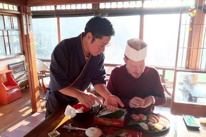 Sushi Making in a Century Old Kamakura Home - The Enoden train adds a perfect Kamakura detail